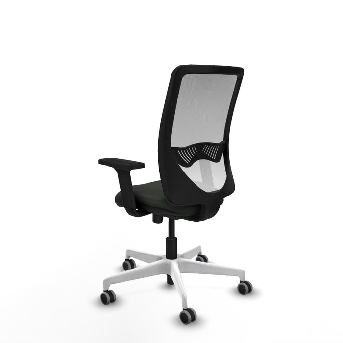 PIQUERAS Y CRESPO Silla de oficina Zulema con mecanismo Sincro, Negro y Blanco PIQUERAS Y CRESPO Silla de oficina Zulema con mecanismo Sincro, Negro y Blanco