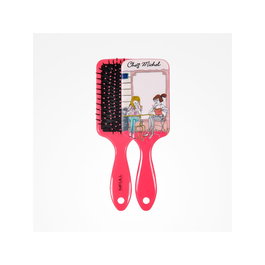 Bifull Cepillo Raqueta Top Beauty Pink Desenreda Suavemente Sin Tirones