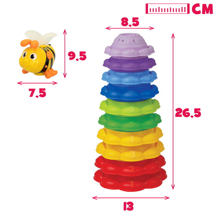 Winfun Torre apilable musical abeja