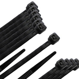 WOLFPACK LINEA PROFESIONAL Bridas de Nylon Negro 3,5 x 140 mm (100 unidades)