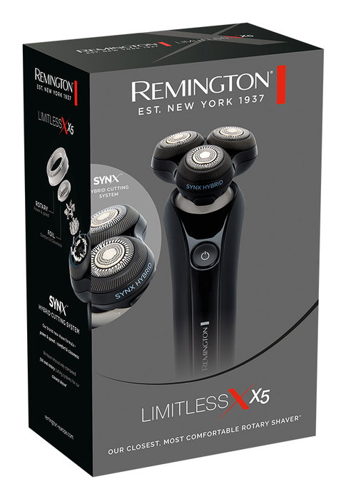 Remington XR1755 Afeitadora rotativa con sistema híbrido SynX y PivotBall