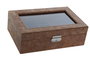 DKD Home Decor Joyero PU MDF 25X16,5X8,5 Marrón