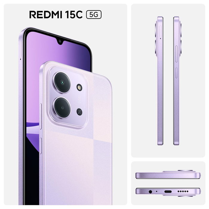 Xiaomi Redmi 15C 5G 4GB/128GB 6.9'' Púrpura