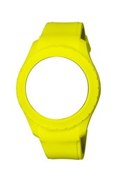 Watxandco Correa de Silicona Amarilla 49mm