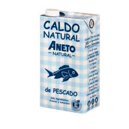 ANETO Caldo de Pescado 1L Sin Gluten Sin Lactosa