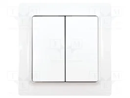 Eltako F4T55E-wg Pulsador Funcional Blanco Brillante 55x55mm