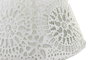 DKD Home Decor Lámpara de Sobremesa de Cristal con Mosaico Mandala Blanco