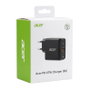 Acer Cargador GaN de 67W con 2 puertos USB-C y 1 USB-A, Negro