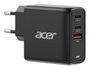 Acer Cargador 67W GaN con 2x USB-C y 1x USB-A, Negro