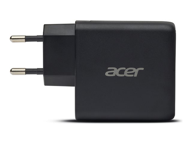 Acer Cargador GaN de 67W con 2 puertos USB-C y 1 USB-A, Negro Acer Cargador GaN de 67W con 2 puertos USB-C y 1 USB-A, Negro