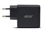 Acer Cargador GaN de 67W con 2 puertos USB-C y 1 USB-A, Negro