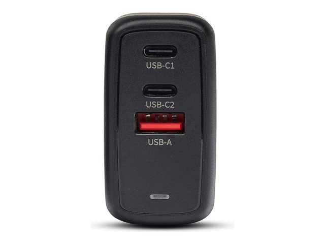Acer Cargador GaN de 67W con 2 puertos USB-C y 1 USB-A, Negro Acer Cargador GaN de 67W con 2 puertos USB-C y 1 USB-A, Negro