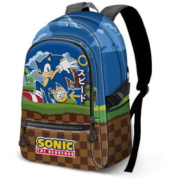 Karactermania Mochila Fight FAN 2.2 Sonic Greenhill 31 x18 x44 cm