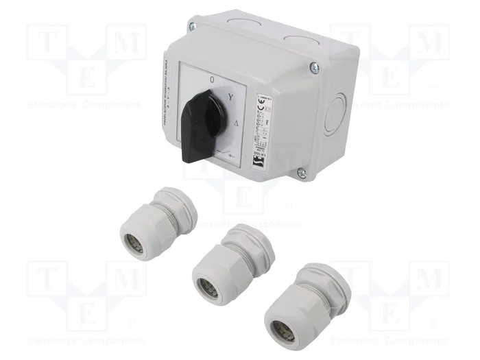 SPAMEL Interruptor de levas estrella-triángulo 16A IP65 SPAMEL Interruptor de levas estrella-triángulo 16A IP65