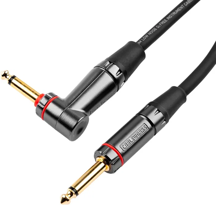 CABLEWORKS Cable de instrumento jack recto/jack acodado (con silent) - 6 m CABLEWORKS Cable de instrumento jack recto/jack acodado (con silent) - 6 m