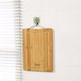 Quttin Tabla Cortar Bambú y Metal 34 x 24 x 1.5 cm (12 Unidades)