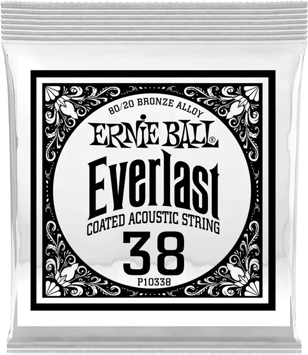 Ernie Ball Cuerda Acústica Everlast Ct 80/20 Bronze 038 (Set de 6) (Set de 6)