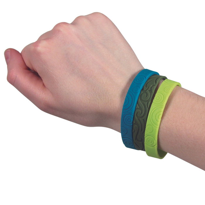 Jet Lag Pulsera Silicona Citronela Jet Lag Antimoustique Repelente Mosquitos Tallas S/M y L Colores Surtidos