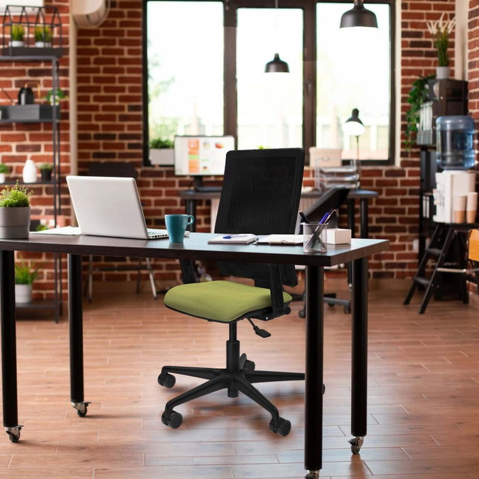 PIQUERAS Y CRESPO Bormate Silla de oficina Turquesa/Negro