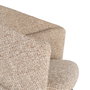 Silla Brazos Taupe Tejido-Metal 59 X 61 X 82 cm (Set de 2)
