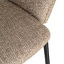 Silla Brazos Taupe Tejido-Metal 59 X 61 X 82 cm (Set de 2)