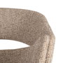 Silla Brazos Taupe Tejido-Metal 59 X 61 X 82 cm (Set de 2)