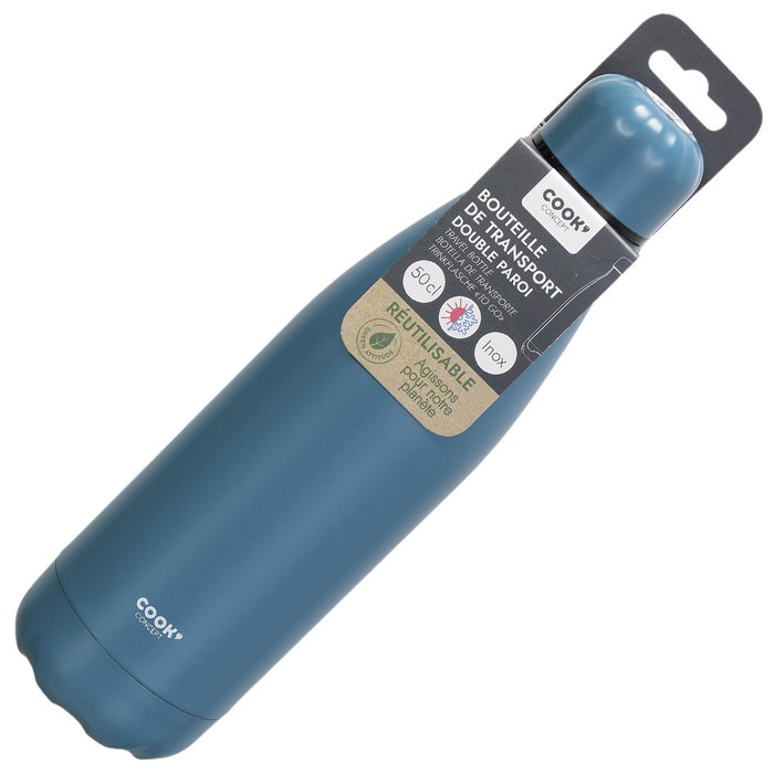 Cook Concept Termo Botella 500 ml Azul Cook Concept Termo Botella 500 ml Azul