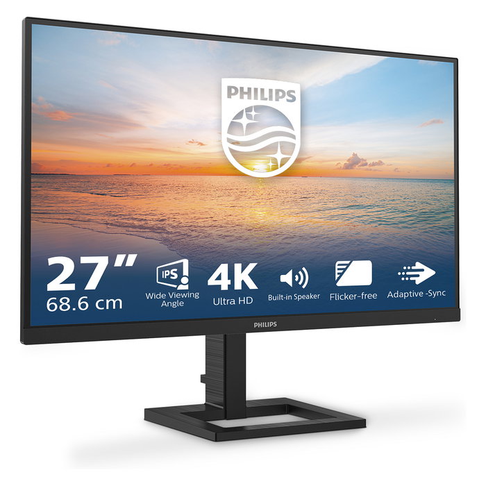 Philips Monitor 27E1N1800AE 27" 4K IPS 3840x2160 4ms 60Hz Negro Philips Monitor 27E1N1800AE 27" 4K IPS 3840x2160 4ms 60Hz Negro