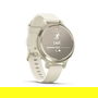 Garmin Lily 2 Active - Smartwatch Deportivo Femenino con GPS, Pantalla Táctil, Beige Lunar Gold, 38 mm, Correa de Silicona