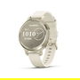 Garmin Lily 2 Active - Smartwatch Deportivo Femenino con GPS, Pantalla Táctil, Beige Lunar Gold, 38 mm, Correa de Silicona