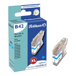 Pelikan B42 Cian Cartucho de Tinta de Alto Rendimiento (XL)