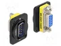 DeLOCK Módulo Keystone DB9 macho a DB9 hembra 86704
