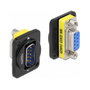 DeLOCK Módulo Keystone DB9 macho a DB9 hembra 86704