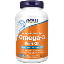 NOW Omega 3 1000mg 200 perlas