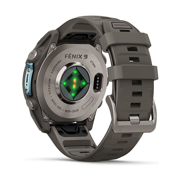 Garmin fēnix 9 Smartwatch 47 mm Gris/Titanio