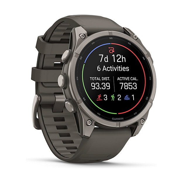 Garmin fēnix 9 Smartwatch 47 mm Gris/Titanio