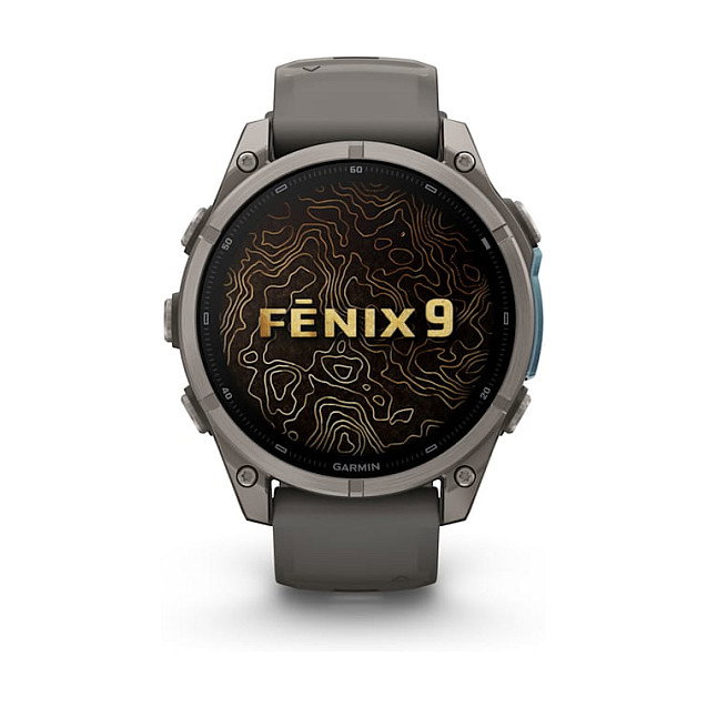 Garmin fēnix 9 Smartwatch 47 mm Gris/Titanio