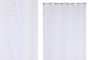 DKD Home Decor Cortina de Poliéster Blanca con 8 Anillas 140x260 cm