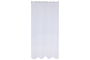 DKD Home Decor Cortina Boho Blanco 260 x 140 cm (2 Unidades) Poliester con 8 Anillas