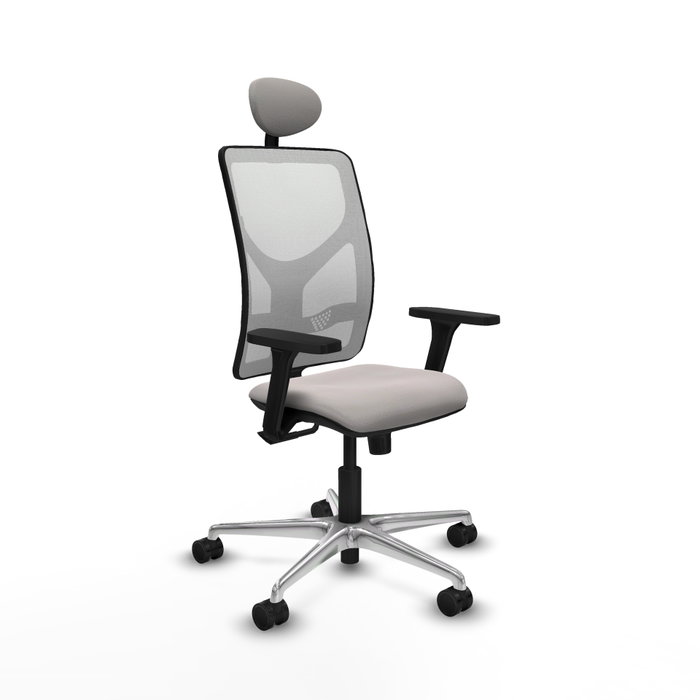 PIQUERAS Y CRESPO Silla de oficina Motilla Blanca con mecanismo Sincro PIQUERAS Y CRESPO Silla de oficina Motilla Blanca con mecanismo Sincro