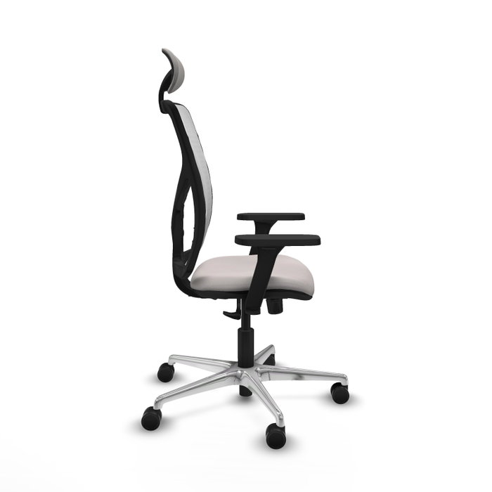 PIQUERAS Y CRESPO Silla de oficina Motilla Blanca con mecanismo Sincro PIQUERAS Y CRESPO Silla de oficina Motilla Blanca con mecanismo Sincro