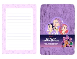 SAFTA Cuaderno Peluche A5 Chibi Kpop Demon Hunters