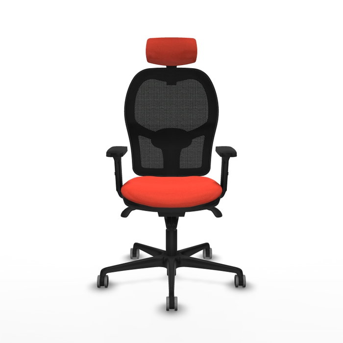 PIQUERAS Y CRESPO Silla de oficina Jorquera Sincro Naranja y Negro PIQUERAS Y CRESPO Silla de oficina Jorquera Sincro Naranja y Negro
