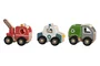 DKD Home Decor Juguete de Madera Multicolor con Movimiento (Surtido de 3)