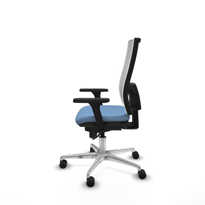 PIQUERAS Y CRESPO Silla de oficina Horna con mecanismo Sincro, Azul cielo y Blanco PIQUERAS Y CRESPO Silla de oficina Horna con mecanismo Sincro, Azul cielo y Blanco
