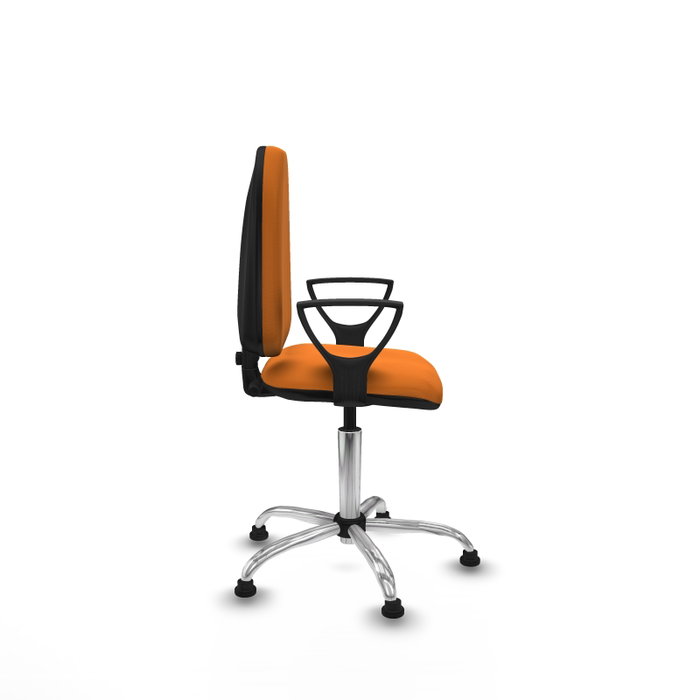 PIQUERAS Y CRESPO Silla de oficina Aýna Naranja con Brazos Fijos