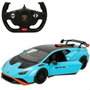 RASTAR Coche Lamborghini Huracan STO Radio Control Azul Escala 1:14