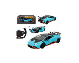 RASTAR Coche Lamborghini Huracan STO Radio Control Azul Escala 1:14
