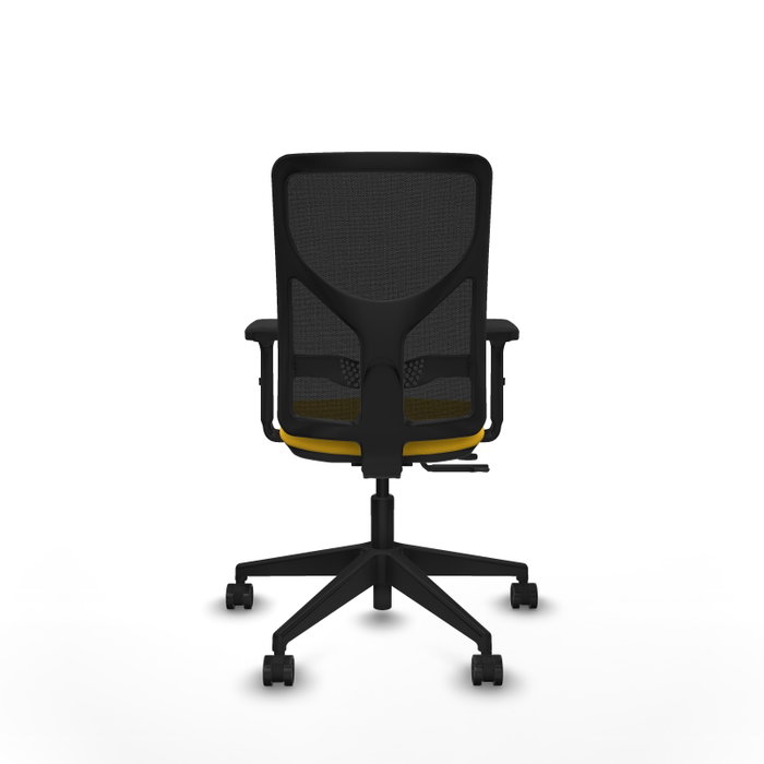 PIQUERAS Y CRESPO Silla de oficina Motilla Amarillo y Negro PIQUERAS Y CRESPO Silla de oficina Motilla Amarillo y Negro