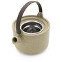Bredemeijer Juego de Té Tea-for-one Umea Beige con Tapa de Acacia